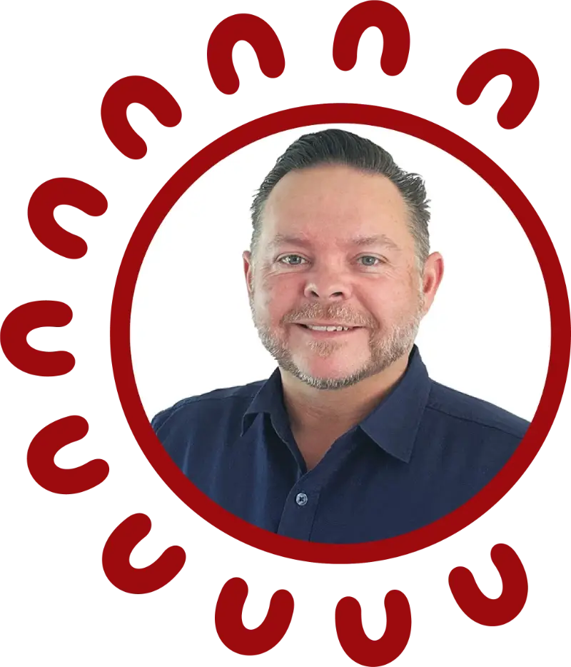 Circular portrait of Scott McCartney, Co-Founder of SCS Indigenous